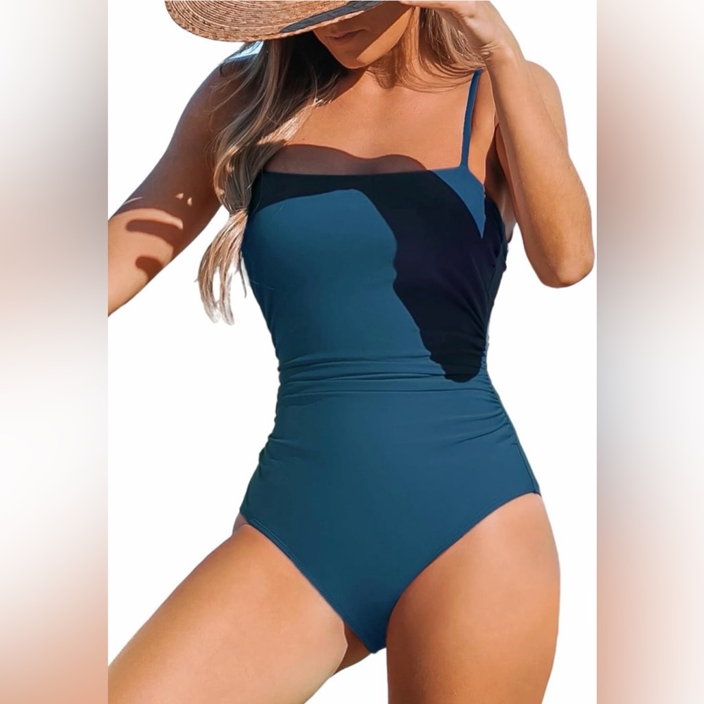 Cupshe Teal One-Piece Swimsuit